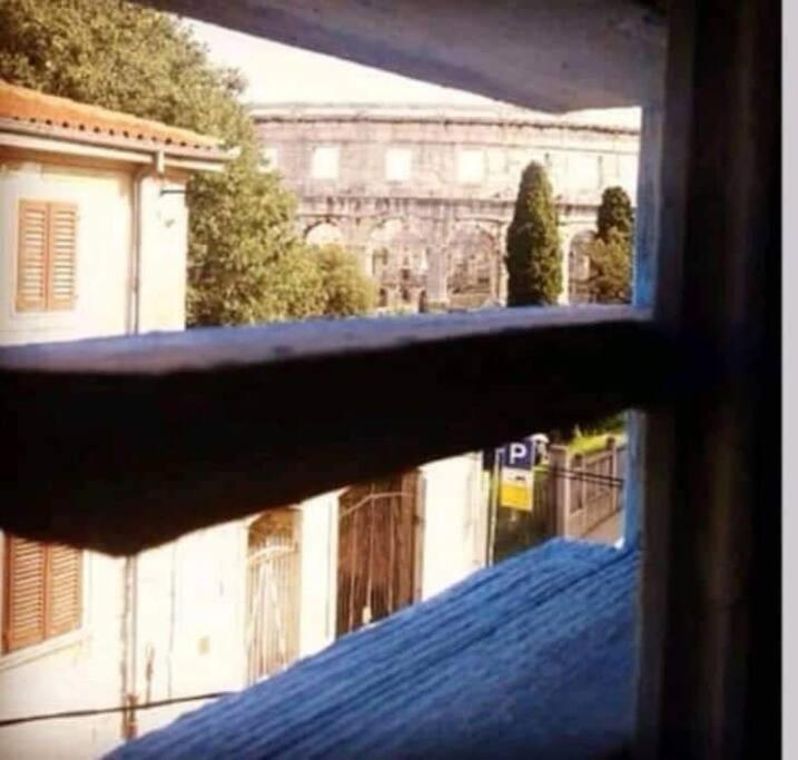 Colloseum View From The Apartment Pula Bagian luar foto